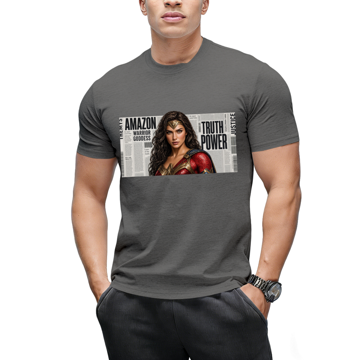 Shield Warrior Splash Men's T-Shirt for Summer Events