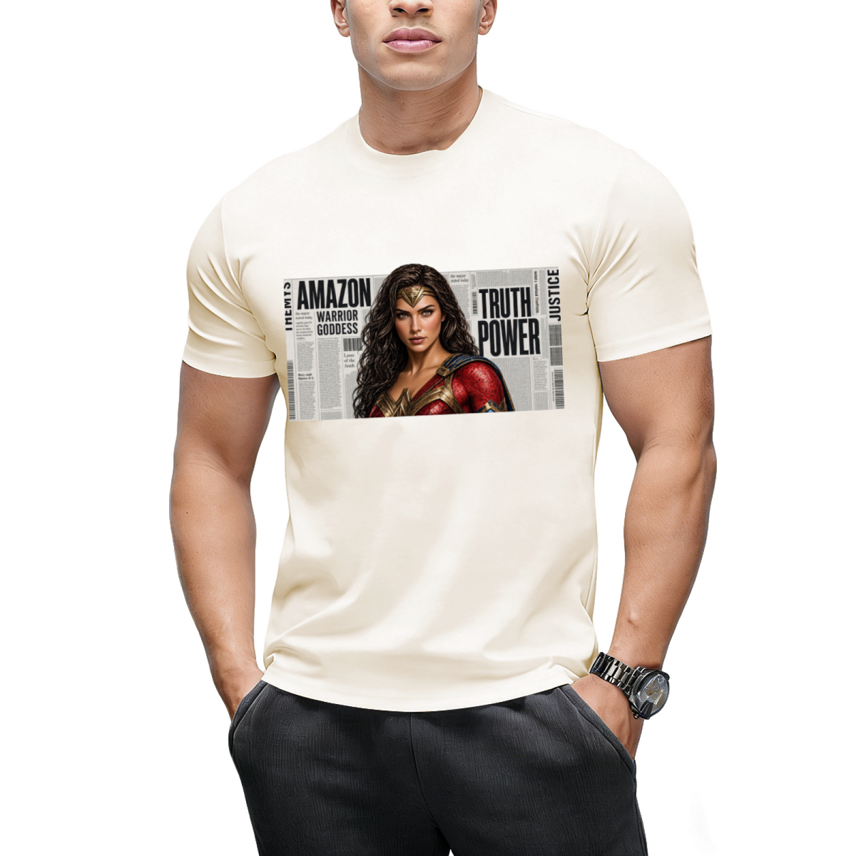 Shield Warrior Splash Men's T-Shirt for Summer Events