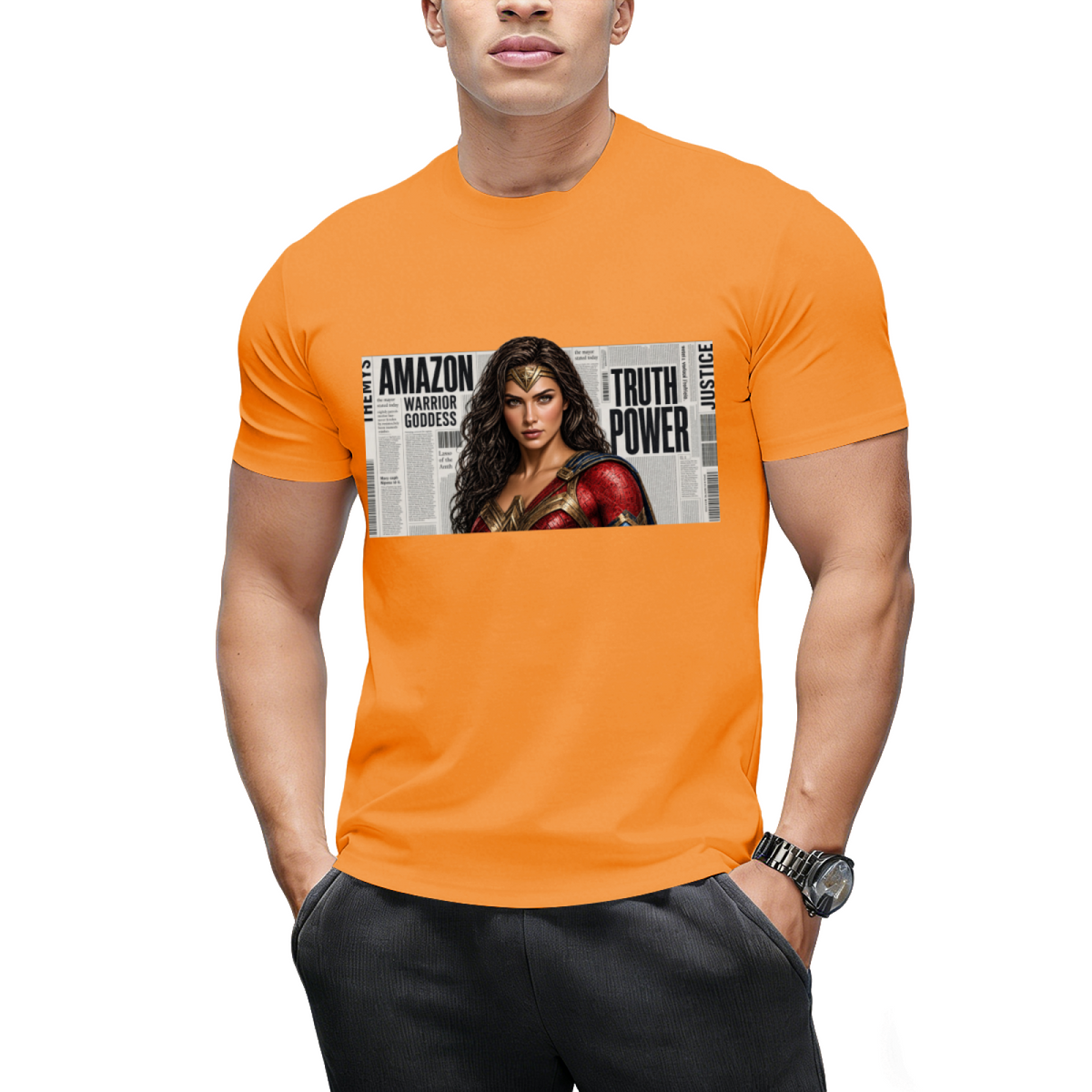 Shield Warrior Splash Men's T-Shirt for Summer Events