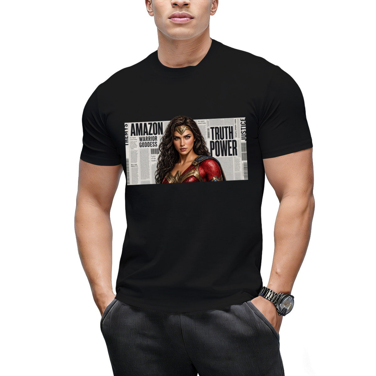 Shield Warrior Splash Men's T-Shirt for Summer Events