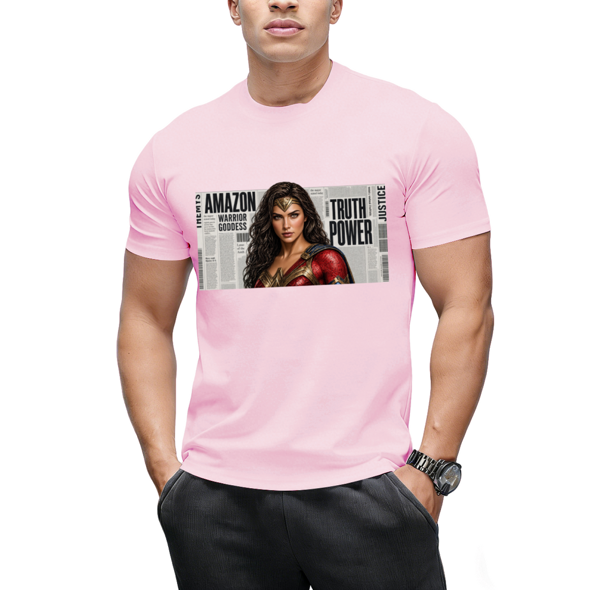 Shield Warrior Splash Men's T-Shirt for Summer Events