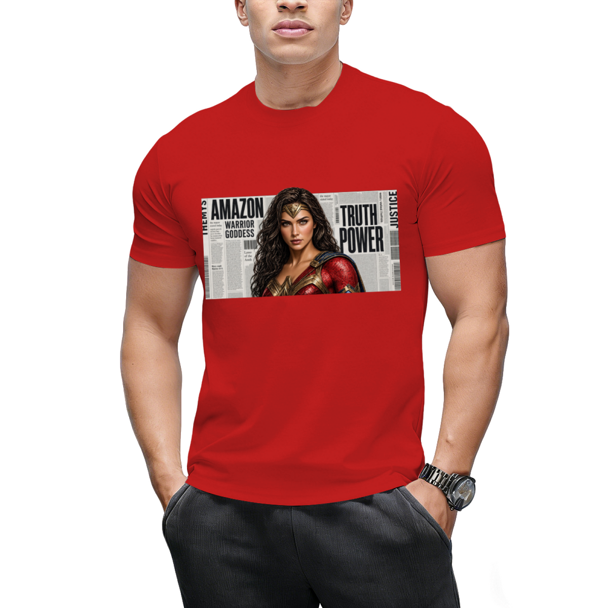 Shield Warrior Splash Men's T-Shirt for Summer Events