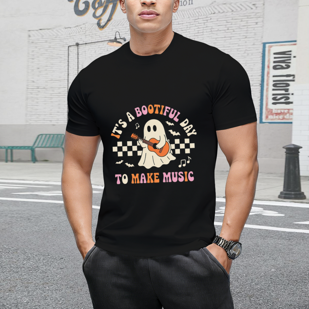 It's a Bootiful Day to Make Music Graphic T-Shirt