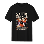 Salem Book Club Witch Cat Graphic T-Shirt