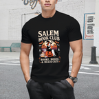 Salem Book Club Witch Cat Graphic T-Shirt