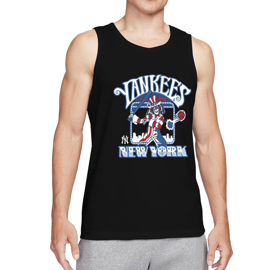 Grateful Dead Homage Yankees graphic tank top product image