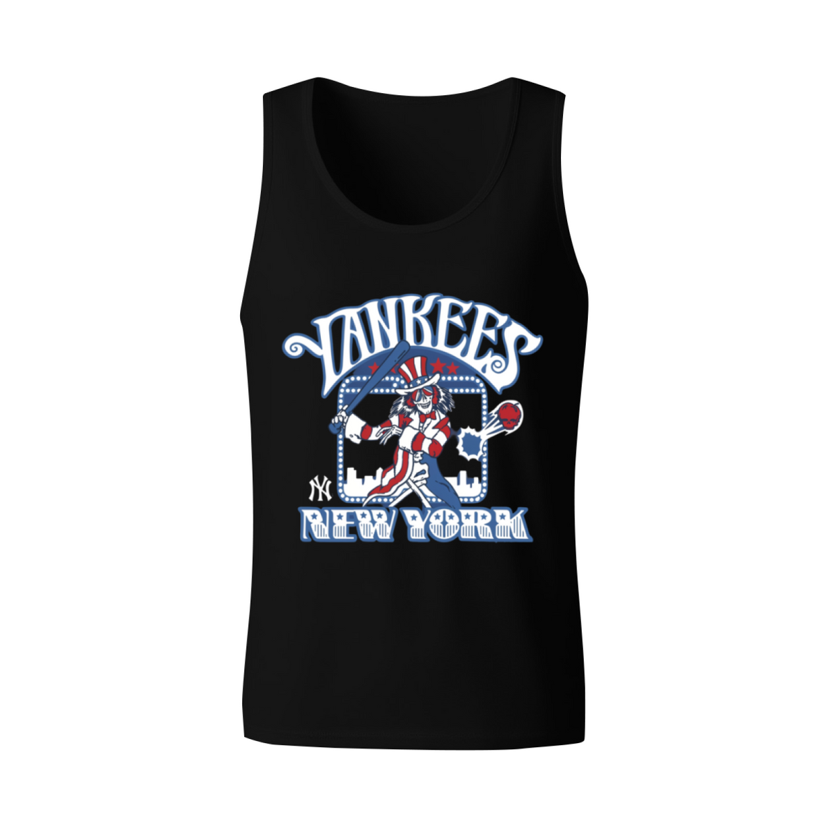 Grateful Dead Homage Yankees graphic tank top product image