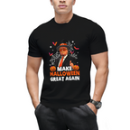 Make Halloween Great Again Trump Witch Graphic T-Shirt