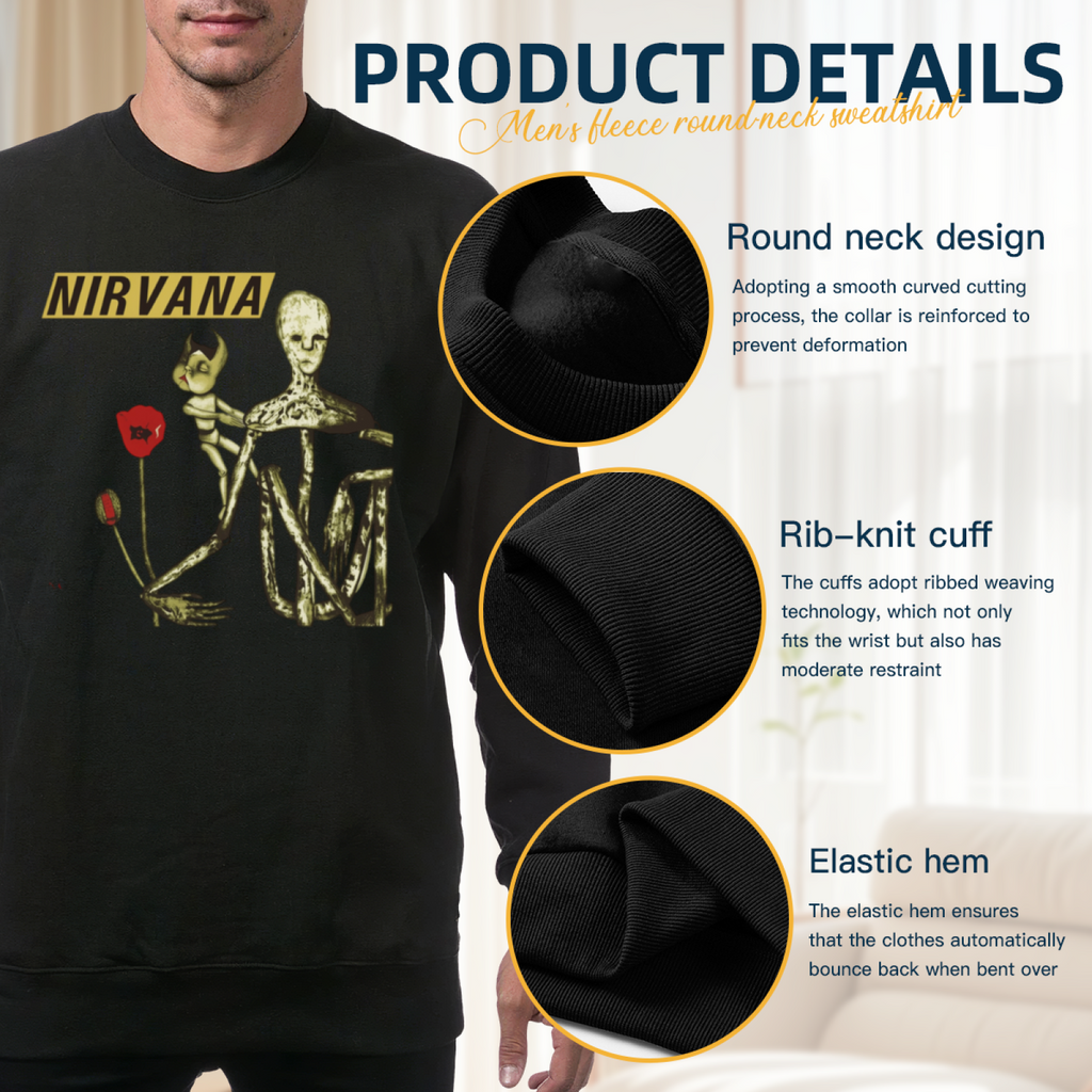 Artwork preview for Nirvana Incesticide Album Crewneck Sweatshirt