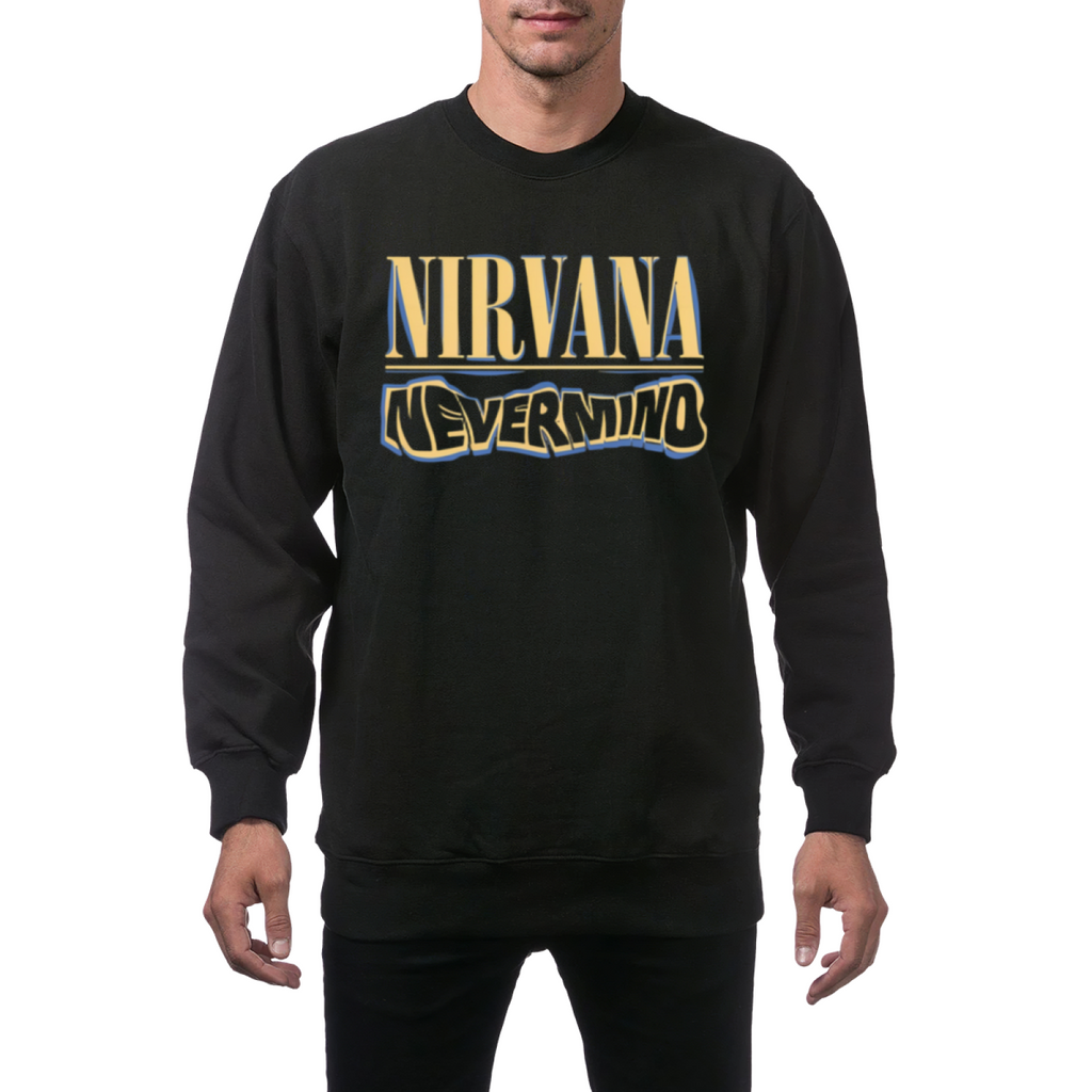 Artwork preview for Nirvana Nevermind Logo Crewneck Sweatshirt