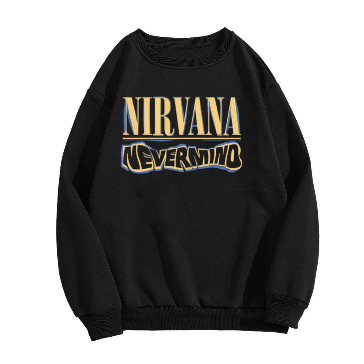 Artwork preview for Nirvana Nevermind Logo Crewneck Sweatshirt