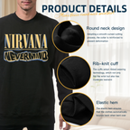 Artwork preview for Nirvana Nevermind Logo Crewneck Sweatshirt