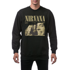 Artwork preview for Nirvana Vintage Band Portrait Crewneck Sweatshirt