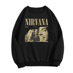 Artwork preview for Nirvana Vintage Band Portrait Crewneck Sweatshirt