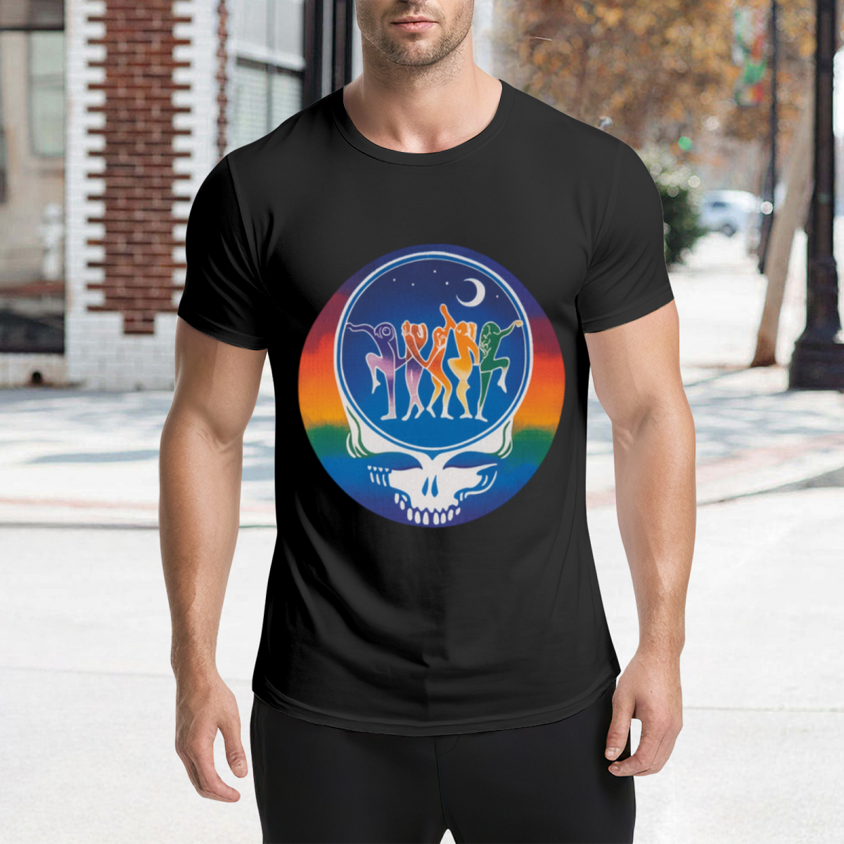 Grateful Dead Dance Your Face Tie Dye graphic T-shirt product image