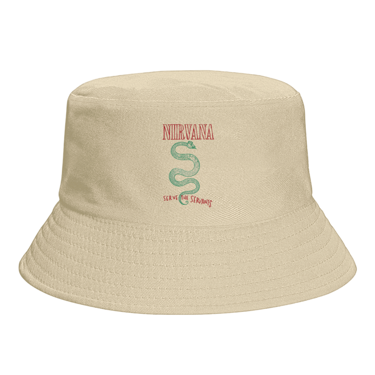 Nirvana Serve the Servants Graphic Bucket Hat