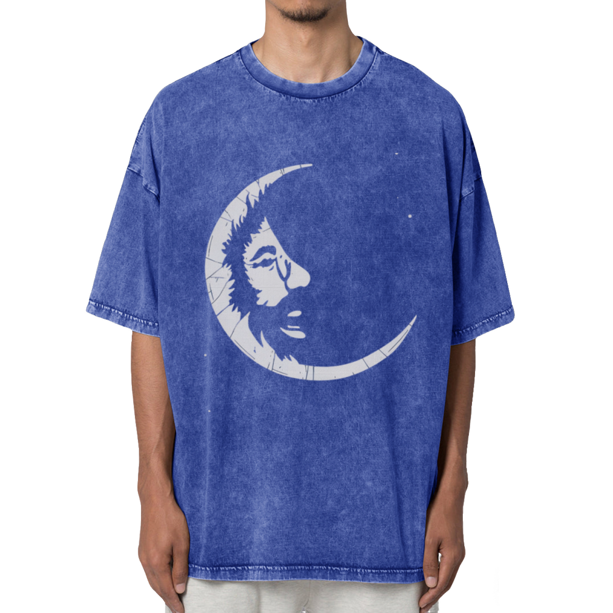 Grateful Dead Jerry Garcia - Jerry Moon Washed Graphic T-Shirt