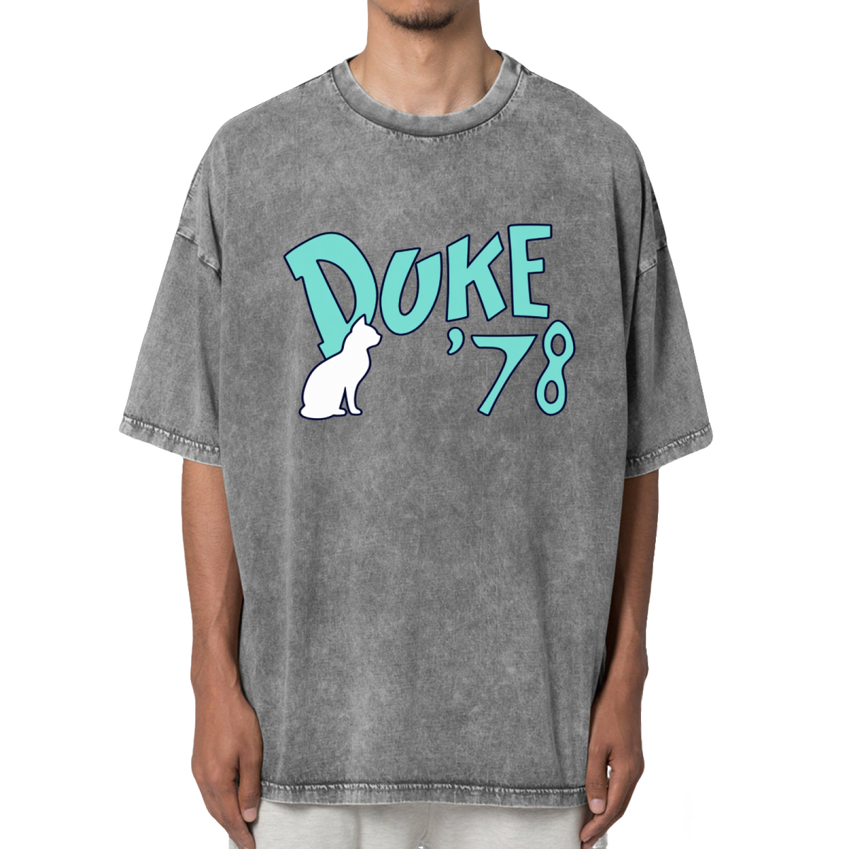 Grateful Dead Duke '78 Cat Lettering Washed Graphic T-Shirt