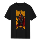 Hooded Warrior Street Art Men's T-Shirt for Festivals