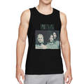 Nirvana Vintage Blue Tinted Band Portrait Tank Top product image featuring blue-tinted vintage Nirvana band photograph