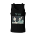 Nirvana Vintage Blue Tinted Band Portrait Tank Top product image featuring blue-tinted vintage Nirvana band photograph