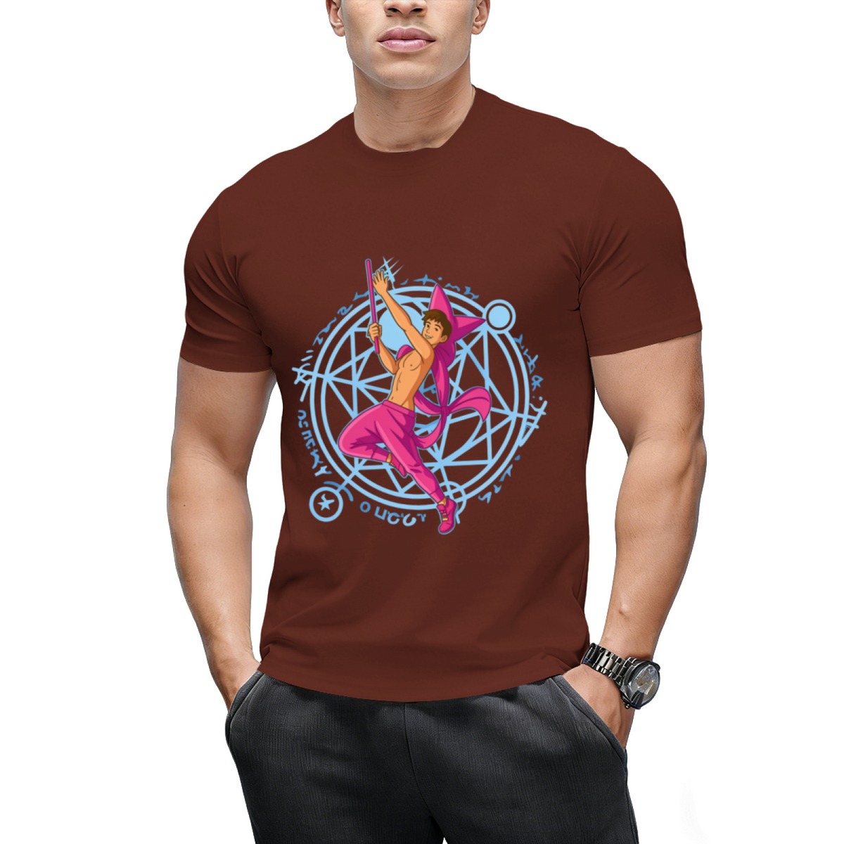 Witch Boy Amethyst Graphic T-Shirt