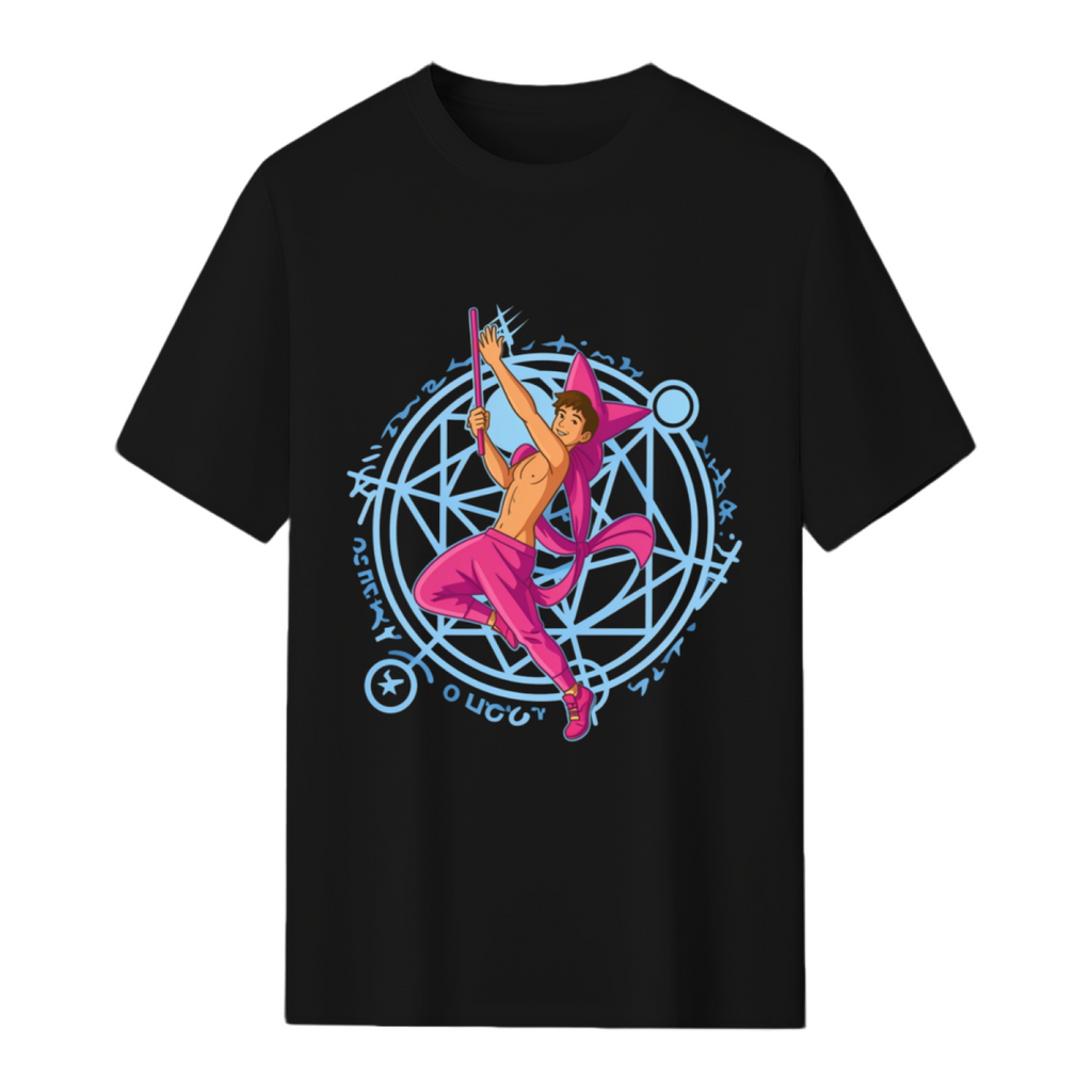 Witch Boy Amethyst Graphic T-Shirt