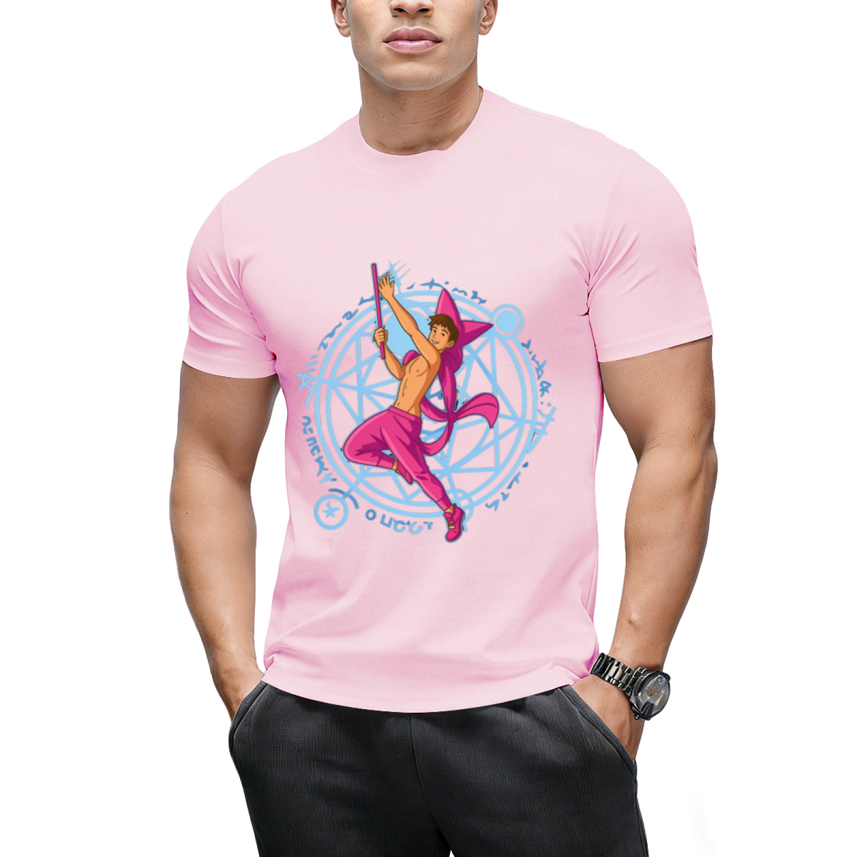 Witch Boy Amethyst Graphic T-Shirt