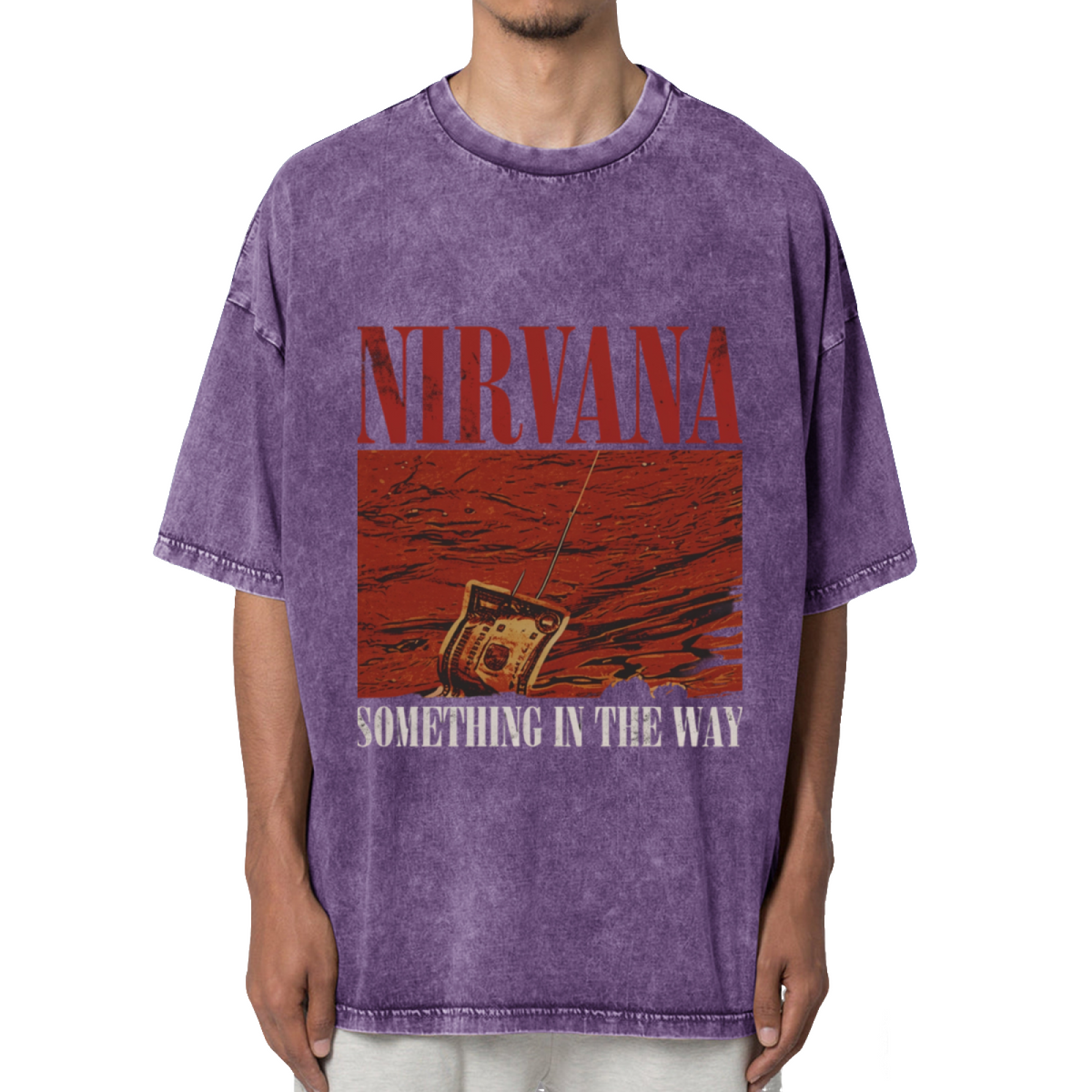 Nirvana Something in the Way Washed Tee