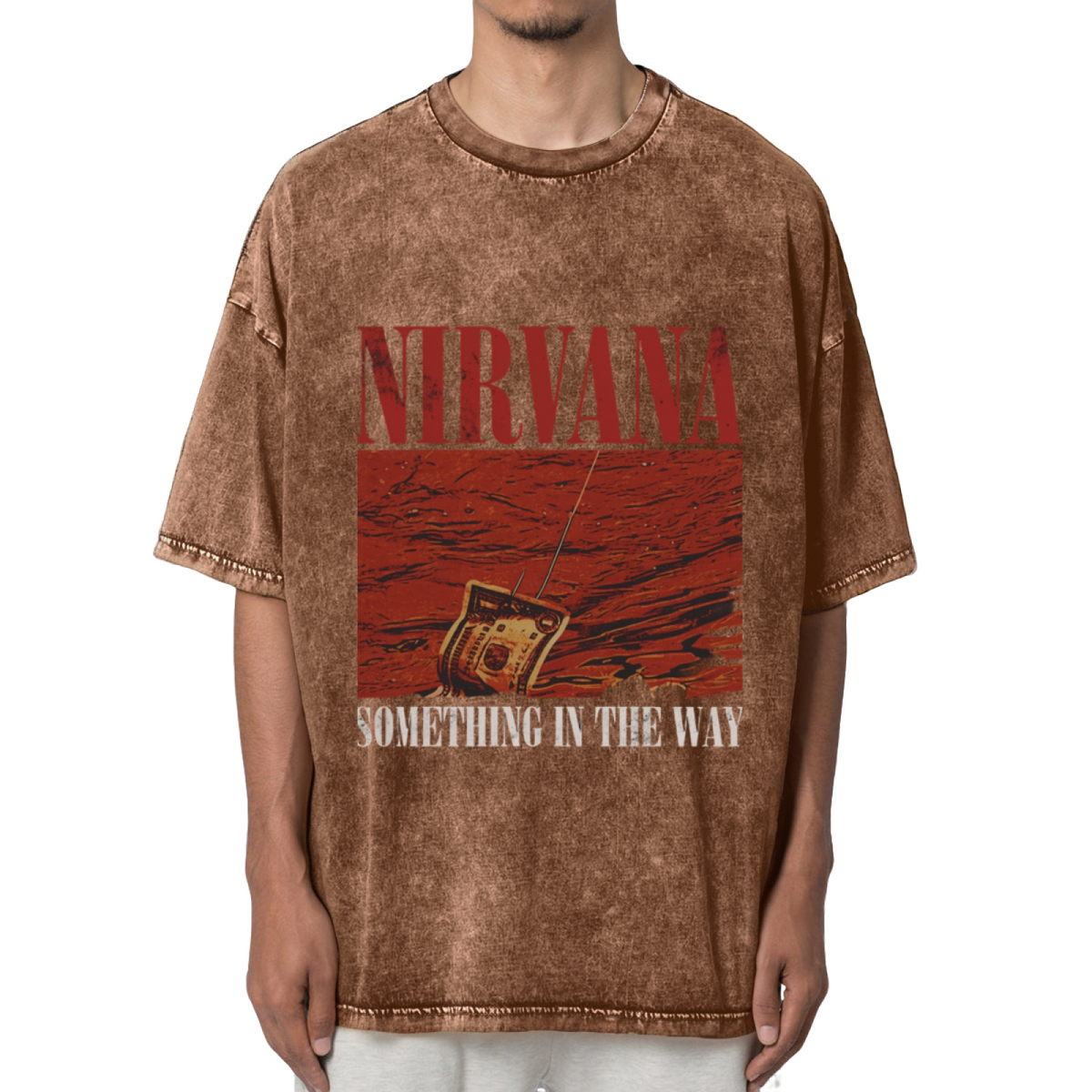 Nirvana Something in the Way Washed Tee