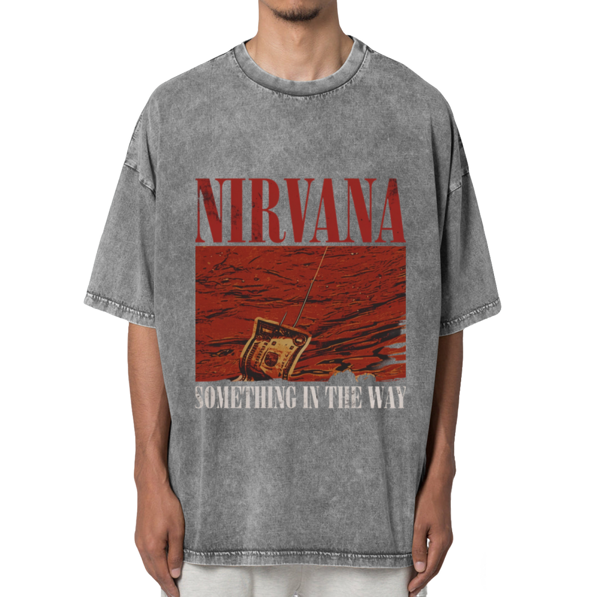 Nirvana Something in the Way Washed Tee