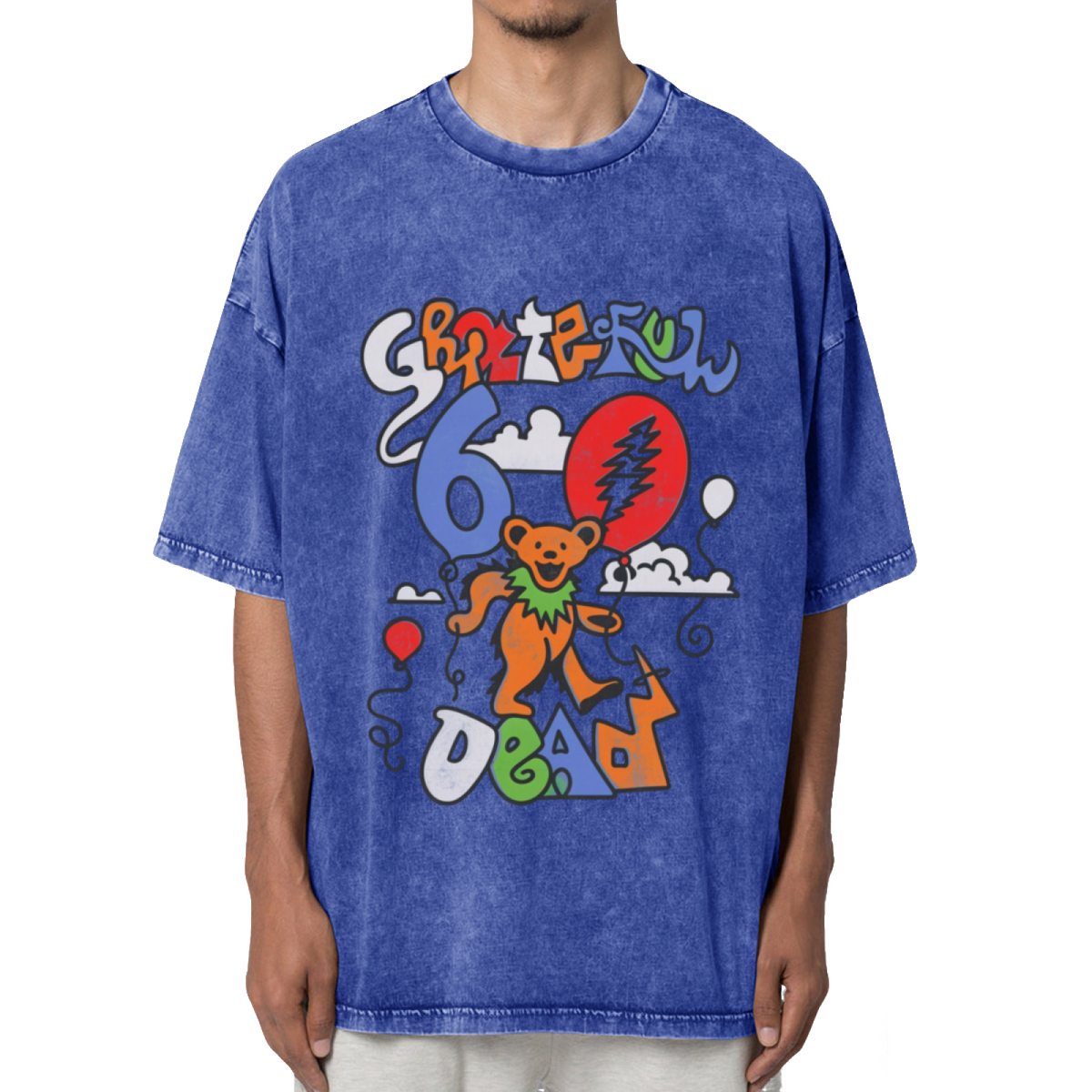 Grateful Dead 60th Balloon Washed Graphic T-Shirt