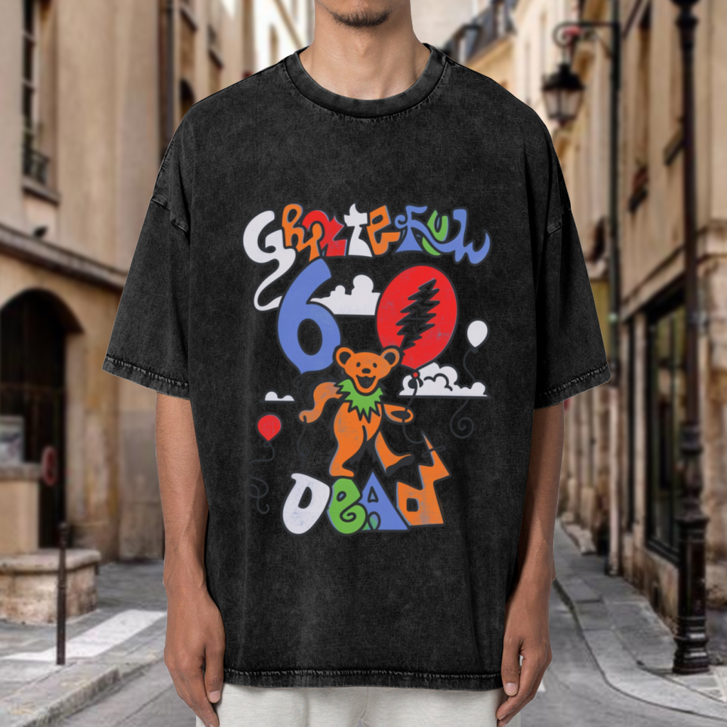 Grateful Dead 60th Balloon washed graphic T-shirt, product image