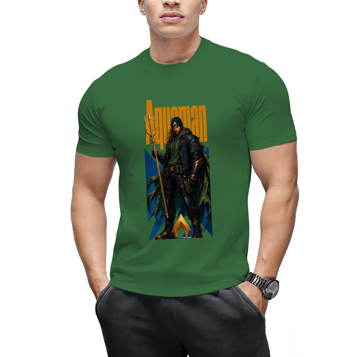Turquoise X Portrait Men's T-Shirt for Festivals