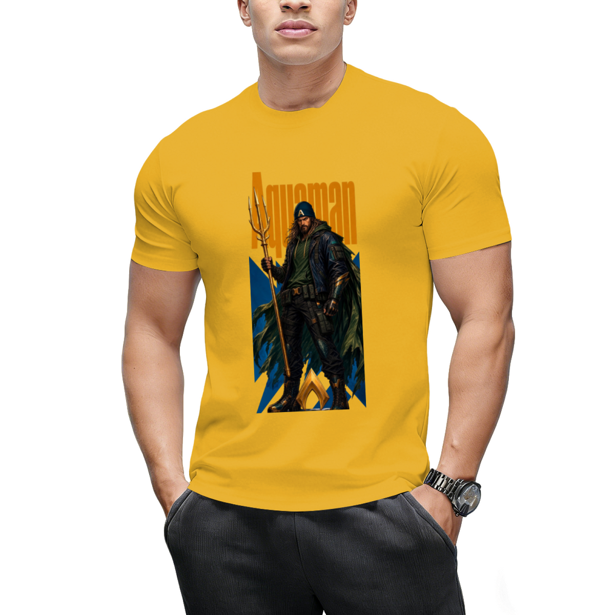 Turquoise X Portrait Men's T-Shirt for Festivals