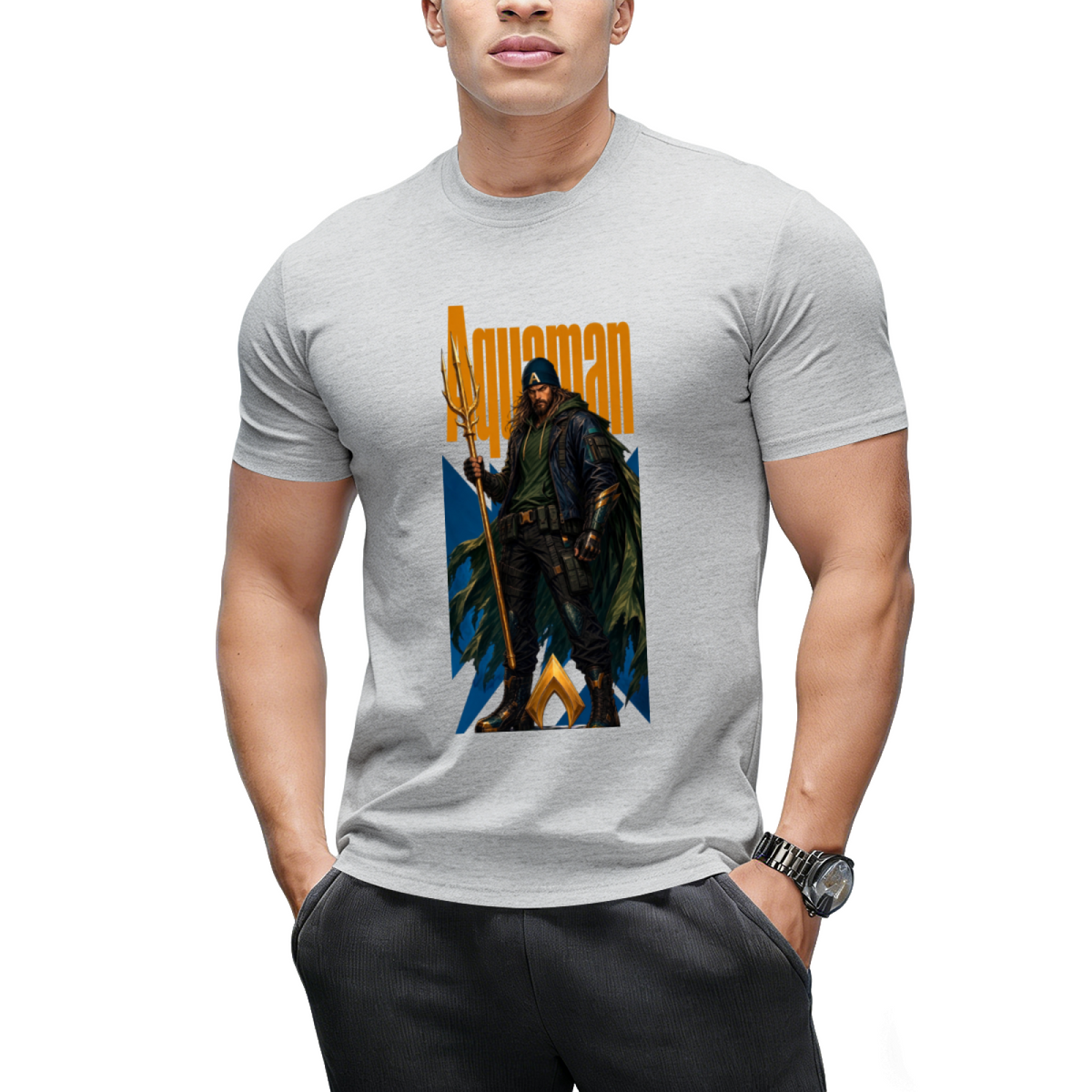 Turquoise X Portrait Men's T-Shirt for Festivals