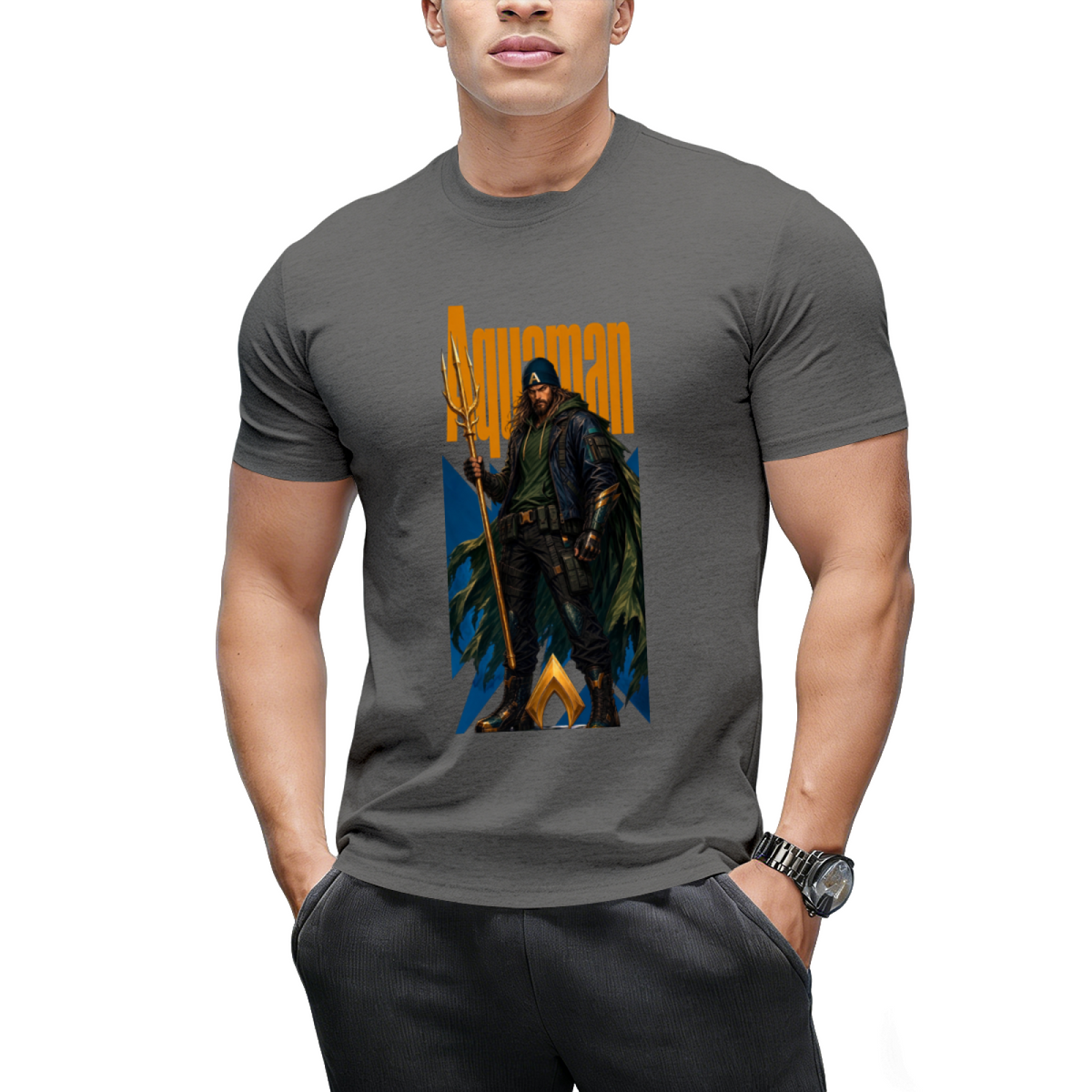 Turquoise X Portrait Men's T-Shirt for Festivals