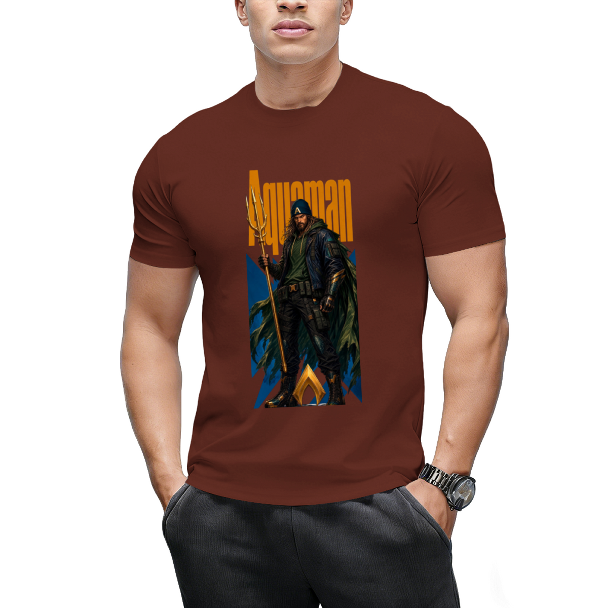 Turquoise X Portrait Men's T-Shirt for Festivals