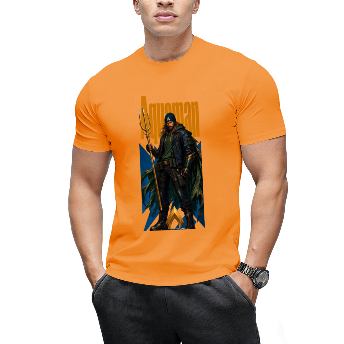 Turquoise X Portrait Men's T-Shirt for Festivals