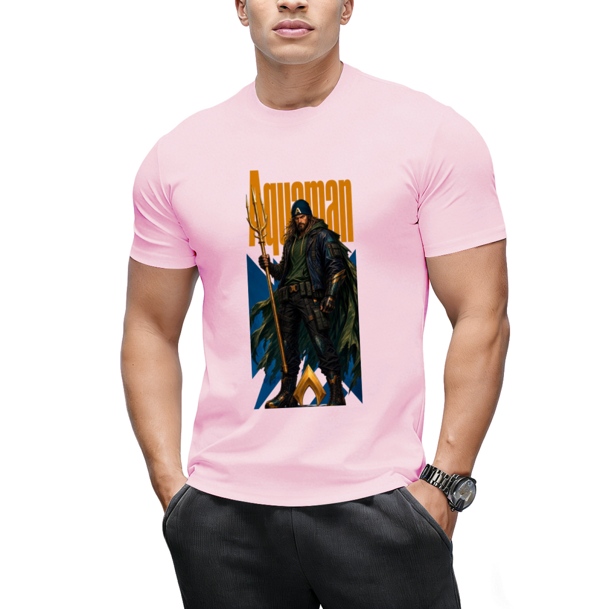 Turquoise X Portrait Men's T-Shirt for Festivals