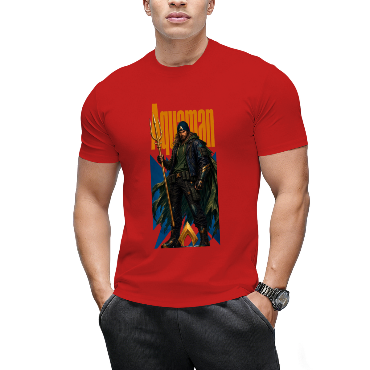 Turquoise X Portrait Men's T-Shirt for Festivals