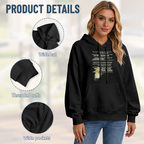 Hoodie product image with vintage seahorse illustration artwork