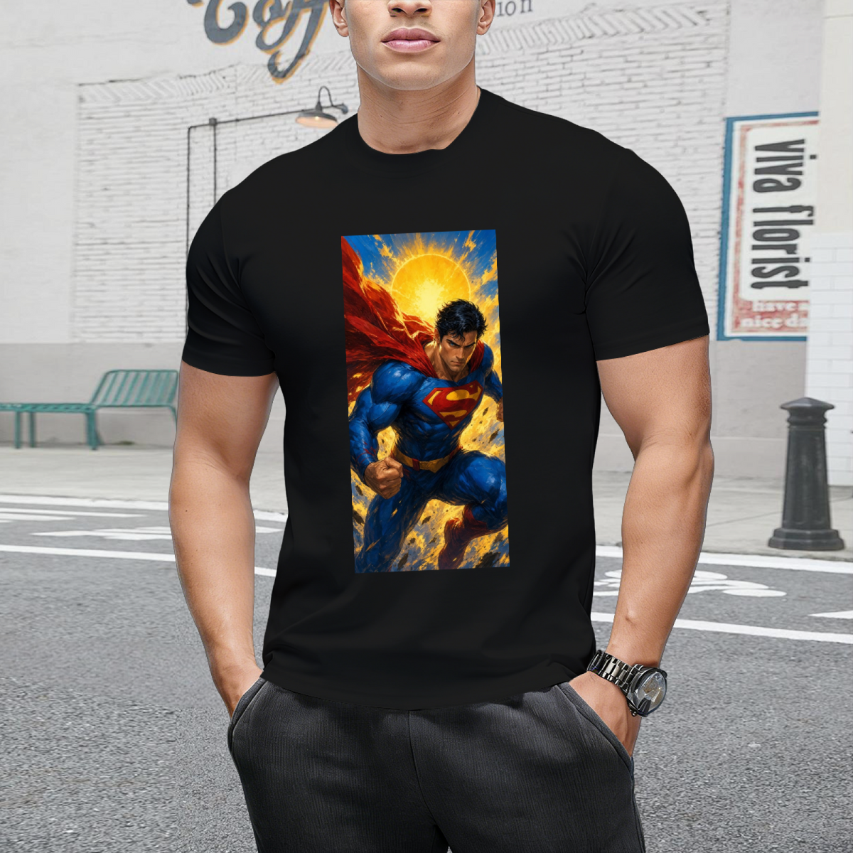 Sunlit Cape Charge Men's T-Shirt for Summer Weekends