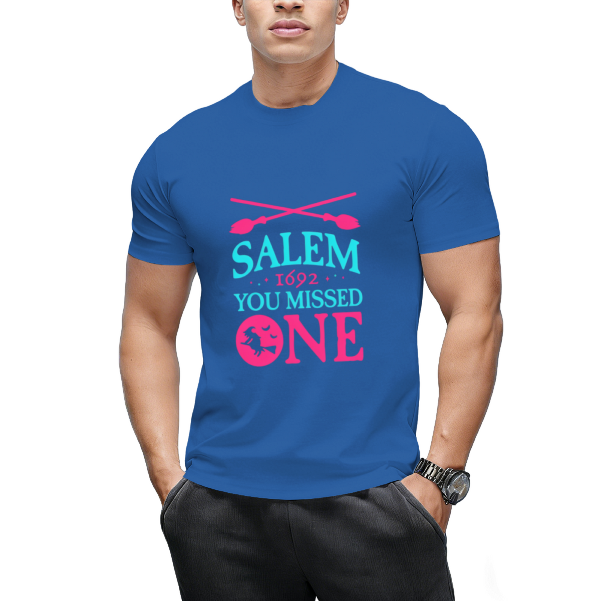 Salem You Missed One 1692 Witch Halloween Graphic T-Shirt