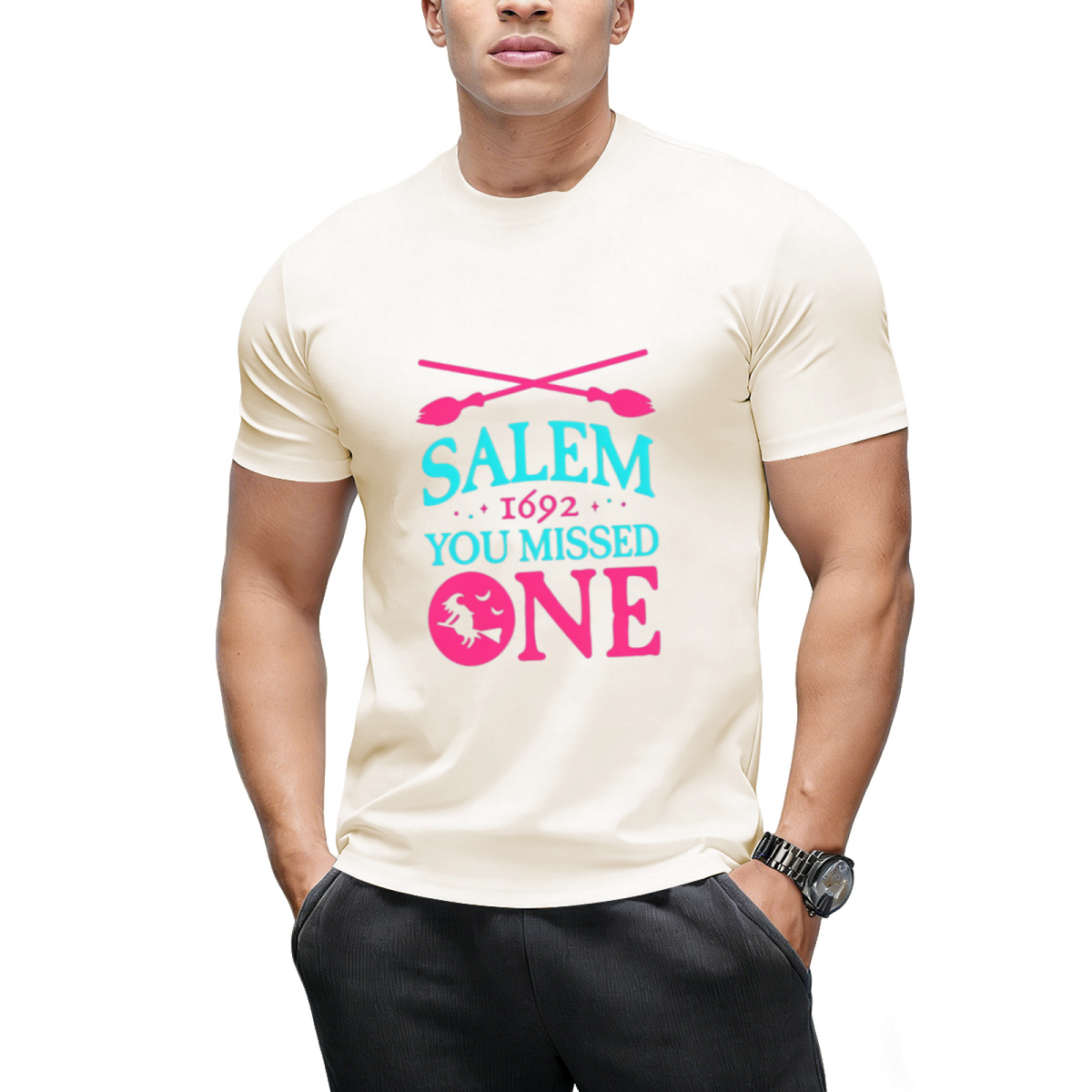 Salem You Missed One 1692 Witch Halloween Graphic T-Shirt