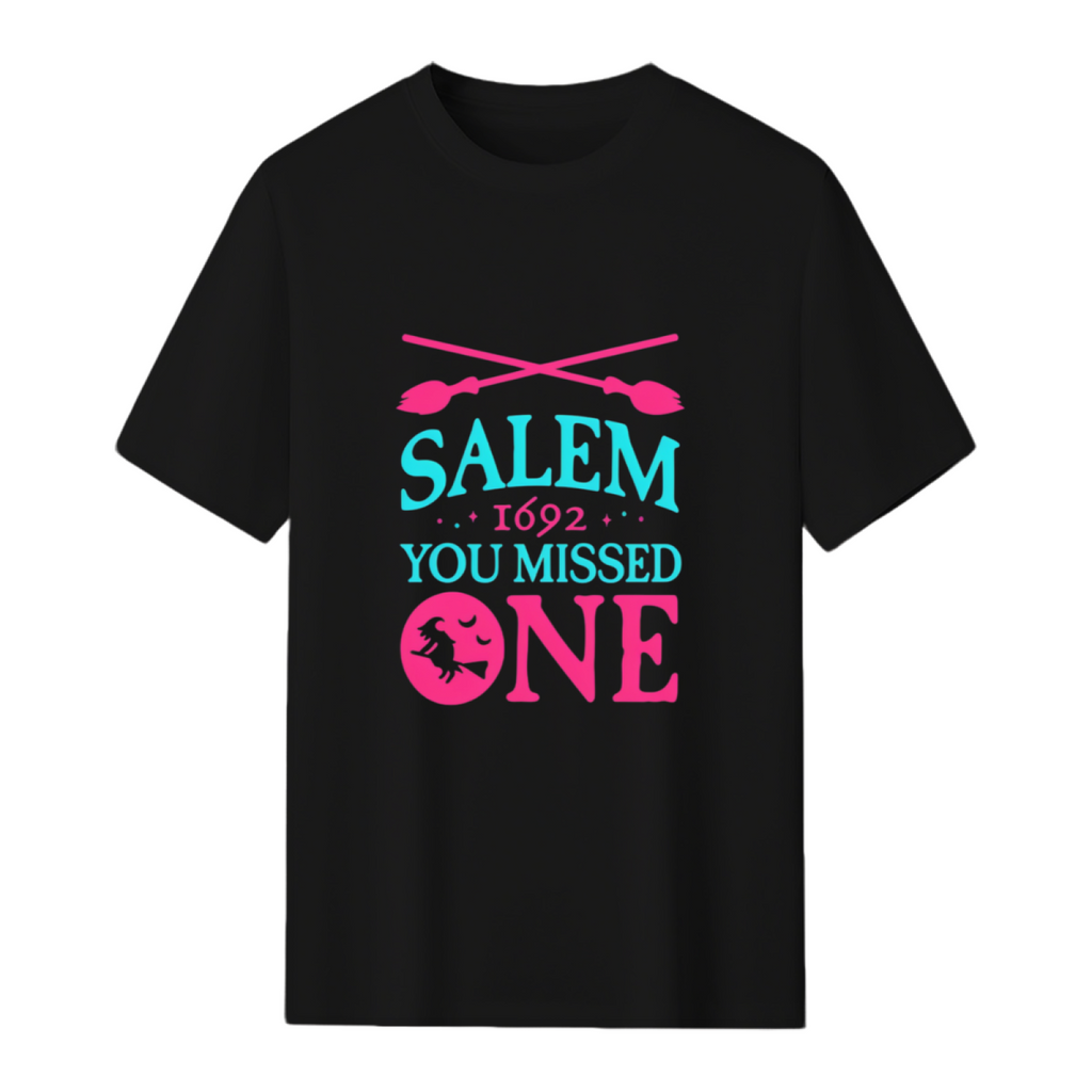 Salem You Missed One 1692 Witch Halloween Graphic T-Shirt