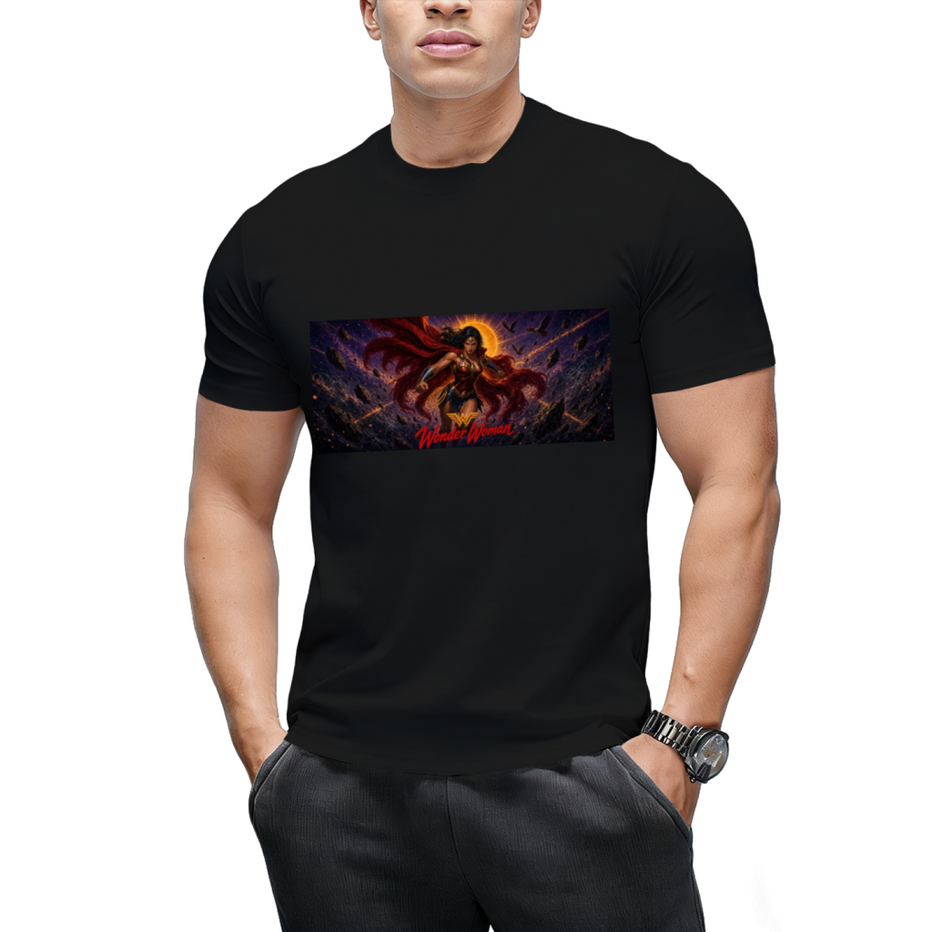 Lasso Warrior Panorama Men's T-Shirt for Conventions