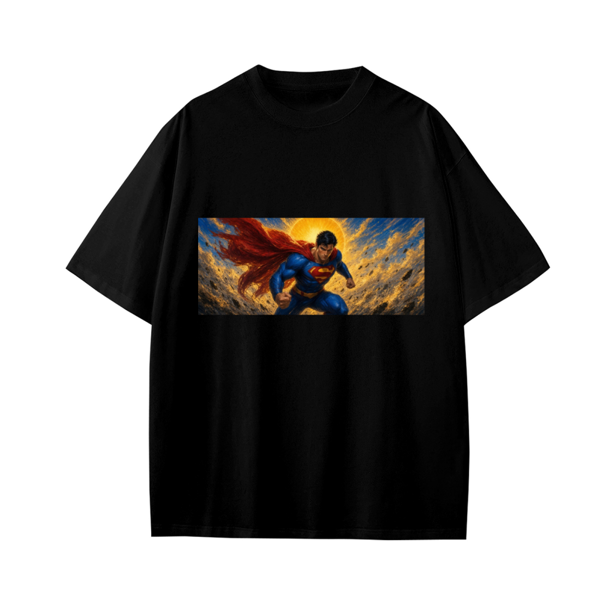 Sunlit Flight Panorama Kid's T-Shirt for Vacation Days