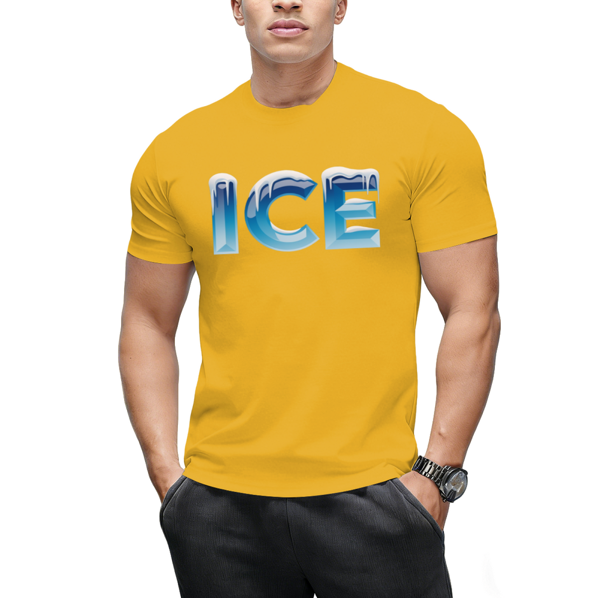 Ice and Fire Halloween Graphic T-Shirt