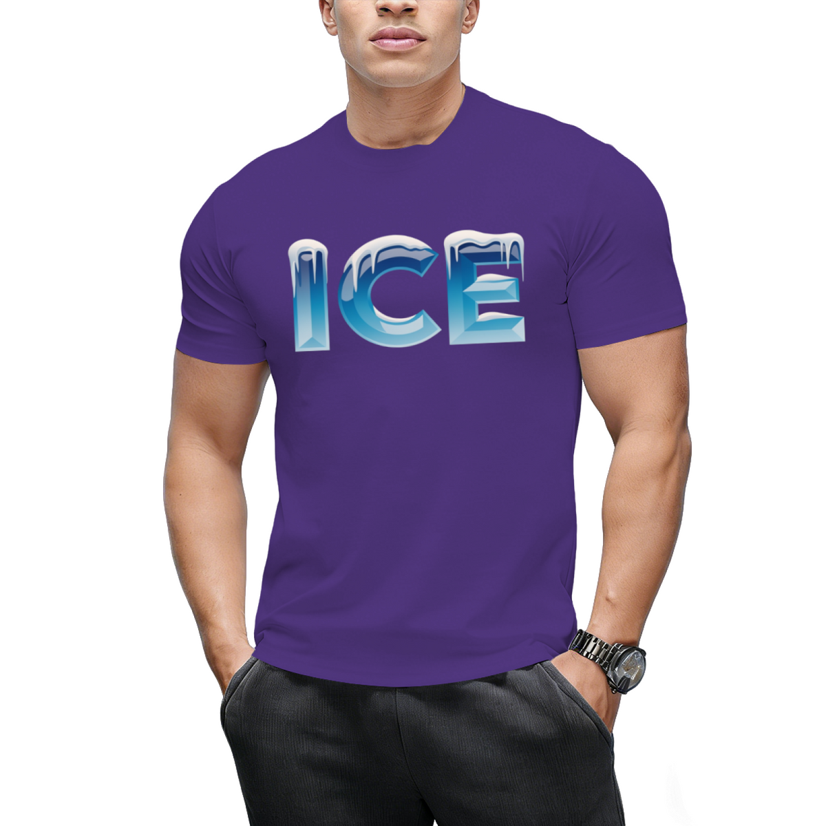 Ice and Fire Halloween Graphic T-Shirt